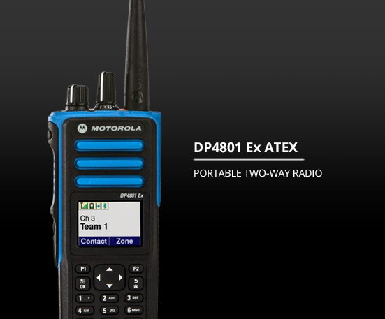 Picture of an ATEX radio