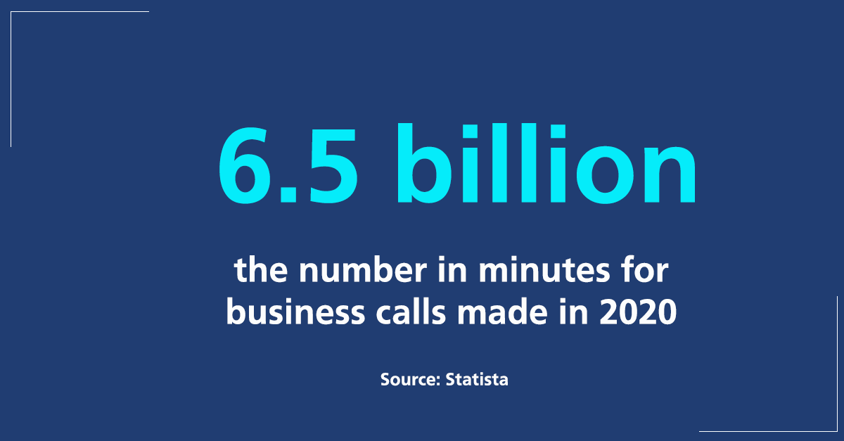 business calls made in 2020